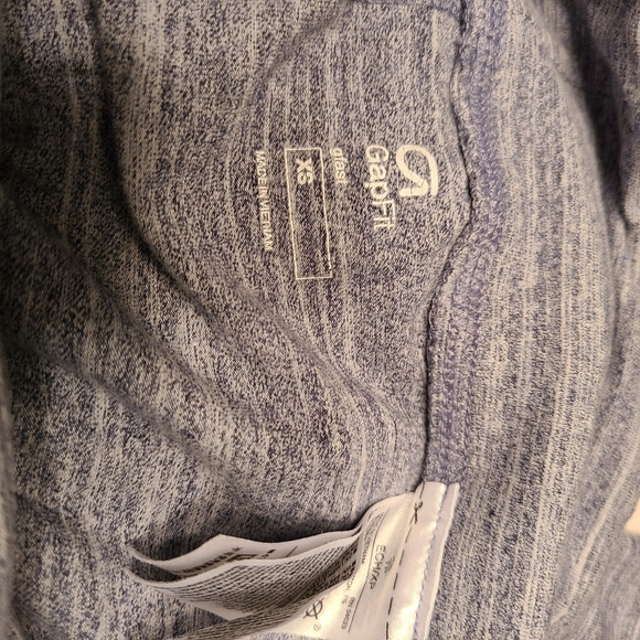 Gapfit Gfast Leggings, High Rise, Heathered Gray, Cropped, Size XS - Picture 5 of 5